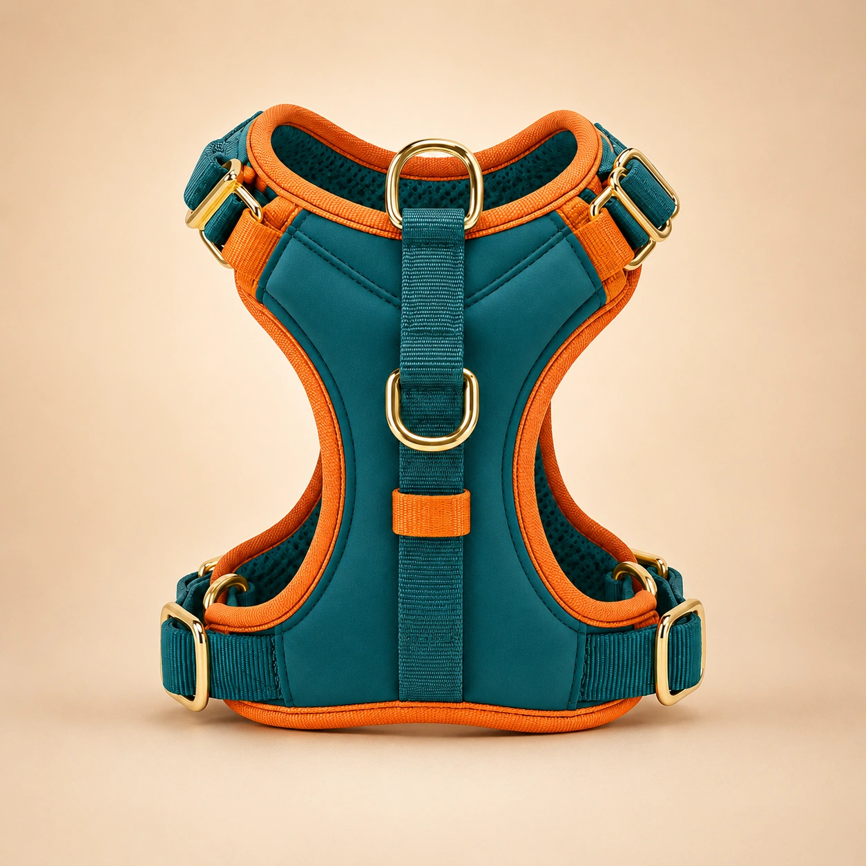 Peitoral Air Teal & Tangerina